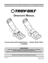 Troy-Bilt 12ABD3BZ711 Manual de usuario