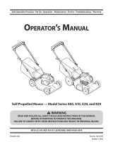 Yard Machines 12A-A0BE700 Manual de usuario