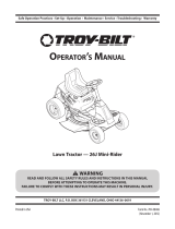 Troy-Bilt 26J Mini-Rider Instrucciones de operación