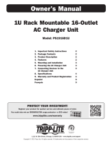 Tripp Lite 1U Rack Mountable 16-Outlet AC Charger Unit El manual del propietario