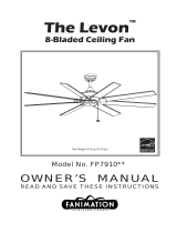 Fanimation Levon FP7910 El manual del propietario