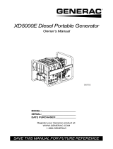 Generac XD5000E Manual de usuario