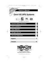 Tripp Lite OmniVS UPS El manual del propietario