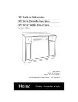Haier DWL4035DBWW Manual de usuario