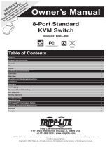 Tripp Lite B004-008 8-Port KVM El manual del propietario