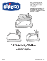 Chicco 1-2-3 Activity Walker El manual del propietario