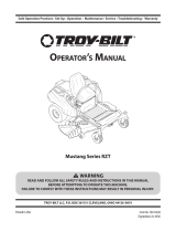Troy-Bilt Series RZT Manual de usuario
