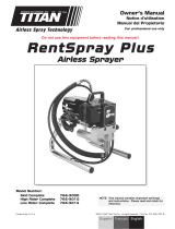 Titan Rent Spray Plus El manual del propietario