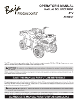 Baja motorsports AT250UT Manual de usuario