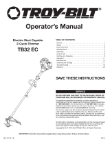 Troy-Bilt TB32 EC Manual de usuario