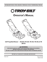 Troy-Bilt 12AVB22J766 Manual de usuario