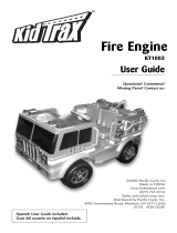 KidTrax Fire Engine KT1003 Manual de usuario