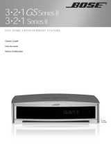 Bose 3-2-1 GS Series III Manual de usuario