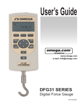 Omega DFG31 Series El manual del propietario