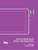 BQ Curie Series User Curie 2 3G Quad Core Guía de inicio rápido