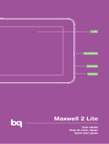 BQ Maxwell Series User Maxwell 2 Lite Guía de inicio rápido