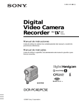 Sony Digital Handycam DCR-PC4E Manual de usuario