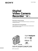Sony DCR-PC103E Manual de usuario