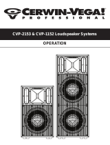 Cerwin-Vega CVP-1152 / CVP-2153 Manual de usuario