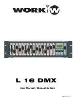 Work Pro W L 16 DMX Manual de usuario