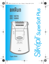 Braun EE1670, EE1660, Silk-épil SuperSoft Plus Manual de usuario