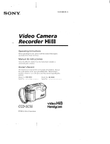 Sony CCD-SC55 Manual de usuario