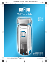 Braun 8975, 8970, 360°Complete Solo Manual de usuario