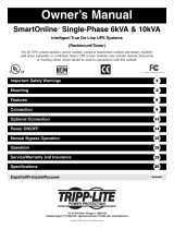 Tripp Lite SmartOnline Single-Phase 6-10kVA UPS El manual del propietario