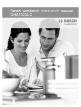 Bosch DHG6023UC/01 Guía de instalación