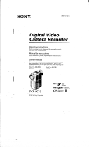 Sony DCR-PC10 Manual de usuario