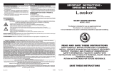 Lasko 5622 Manual de usuario