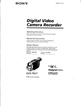 Sony DCR-TRV7 Manual de usuario