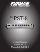 Furman Pro PST-8 Manual de usuario