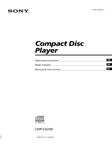 Sony CDP-CX230 Manual de usuario