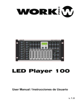 Work-pro LED PLAYER 100 Manual de usuario