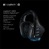 Logitech G933 Artemis Spectrum Wireless 7.1 Surround Gaming Headset Manual de usuario