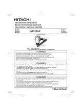 Hitachi NR 38AK Instrucciones de operación