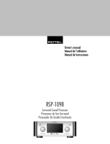 Rotel RSP-1098 El manual del propietario