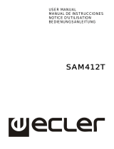 Ecler SAM412T Manual de usuario