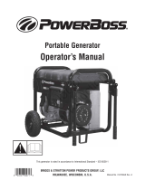 Simplicity OPERATOR'S MANUAL 5000 WATT POWERBOSS PORTABLE GENERATOR MODEL- 030535-0 Manual de usuario