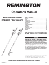 Remington RM1025SPS Ranger Manual de usuario