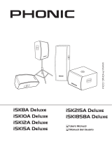 Phonic iSK 18SBA Deluxe Manual de usuario