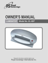 Royal Sovereign EL-9DF El manual del propietario