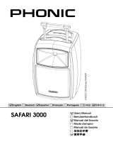 Phonic Safari 3000 SYS1 Manual de usuario