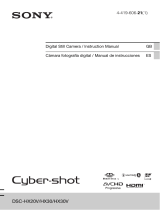 Sony Cyber Shot DSC-HX30 Manual de usuario