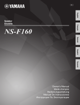 Yamaha NS-F160 Black Manual de usuario