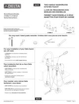 Delta Faucet 21996LF-SS Guía de instalación