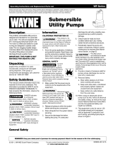 Wayne VIP25 Instrucciones de operación