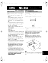 Yamaha NS-333 El manual del propietario