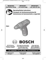 Bosch PS31-2AL Manual de usuario